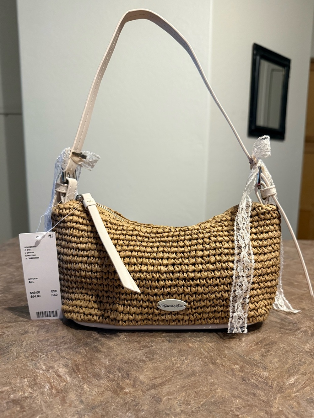Kimchi Blue Lucia Raffia Bag